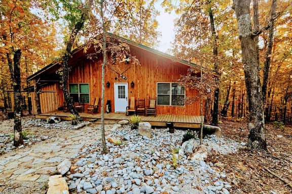 Secluded Ozark Cabin – 45 acres - Hideaway Cabin - Image 2