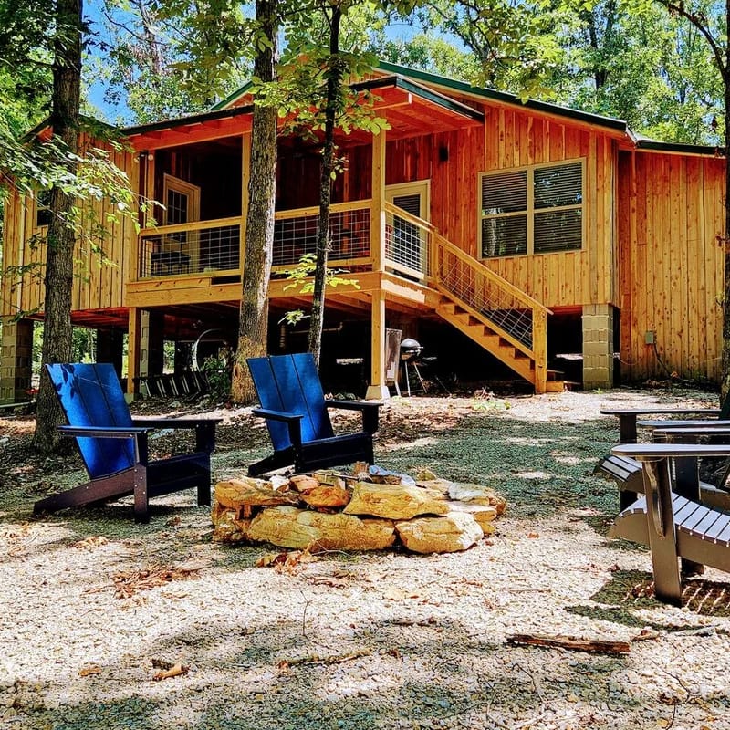 Secluded Ozark Cabin – 45 acres - Hideaway Cabin